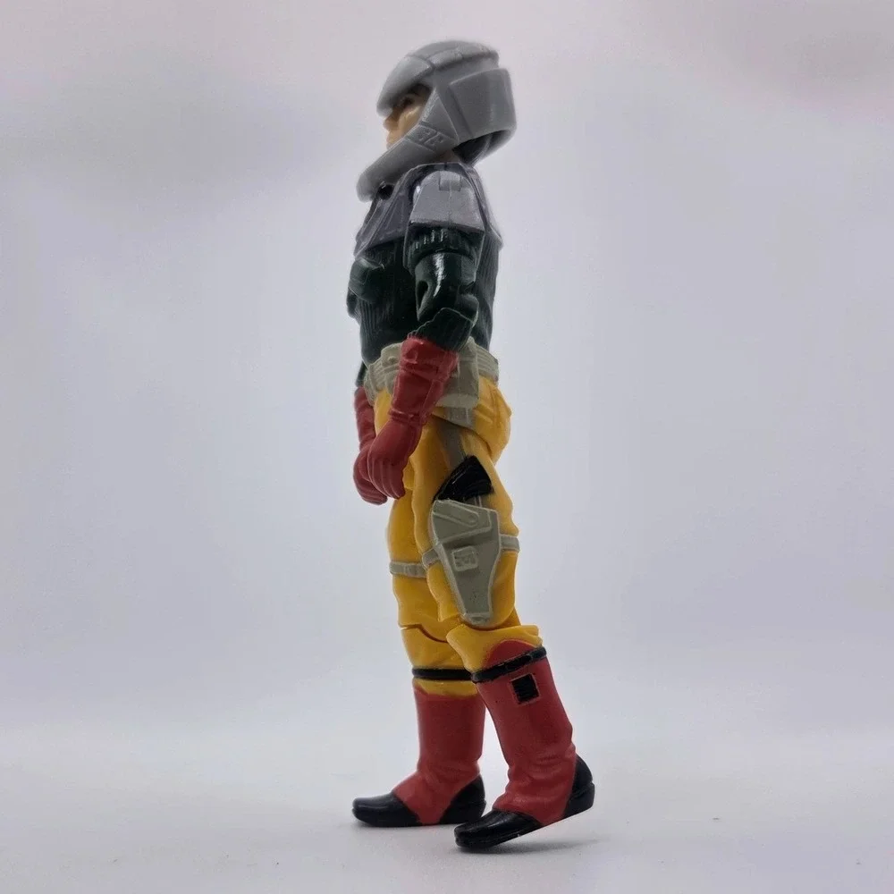 Hasbro G.I. Joe Action Figure 3.75in Yellow Fair Cond Backstop 1987 Vintage Toy